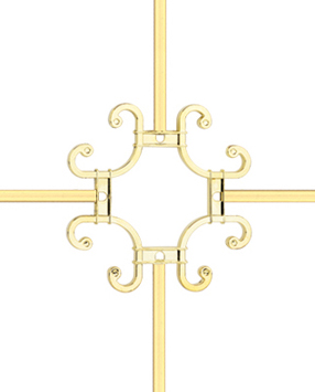 Karolaj Motifi 8x10mm Altın Motif