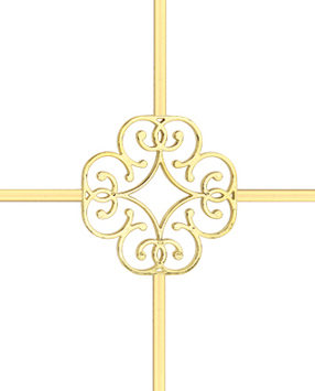 Karolaj Motifi 8x10mm Altın Osmanlı Motif