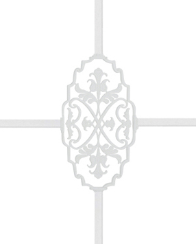 Karolaj Motifi 8x10mm Beyaz Motif