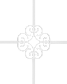 Karolaj Motifi 8x10mm Beyaz Osmanlı Motif