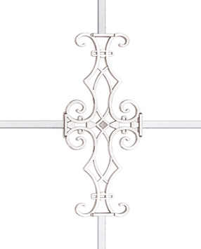 Karolaj Motifi 8x10mm Gümüş Motif