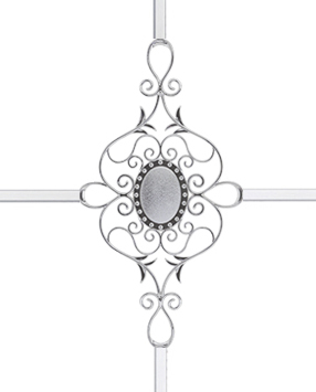 Karolaj Motifi 8x10mm Gümüş Motif