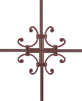 Karolaj Motifi 8x10mm Maun Çiçek Motif