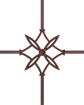 Karolaj Motifi 8x10mm Maun Dörtlü Baklava Motif